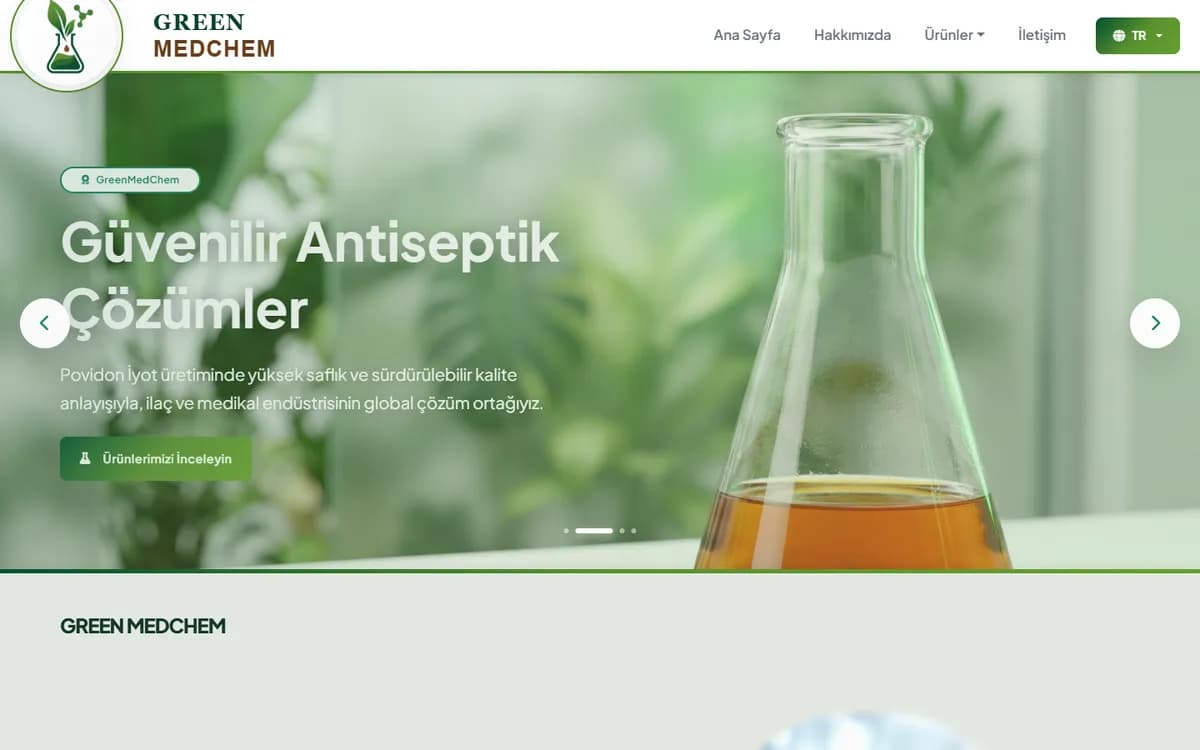 GreenMedChem web sitesi
